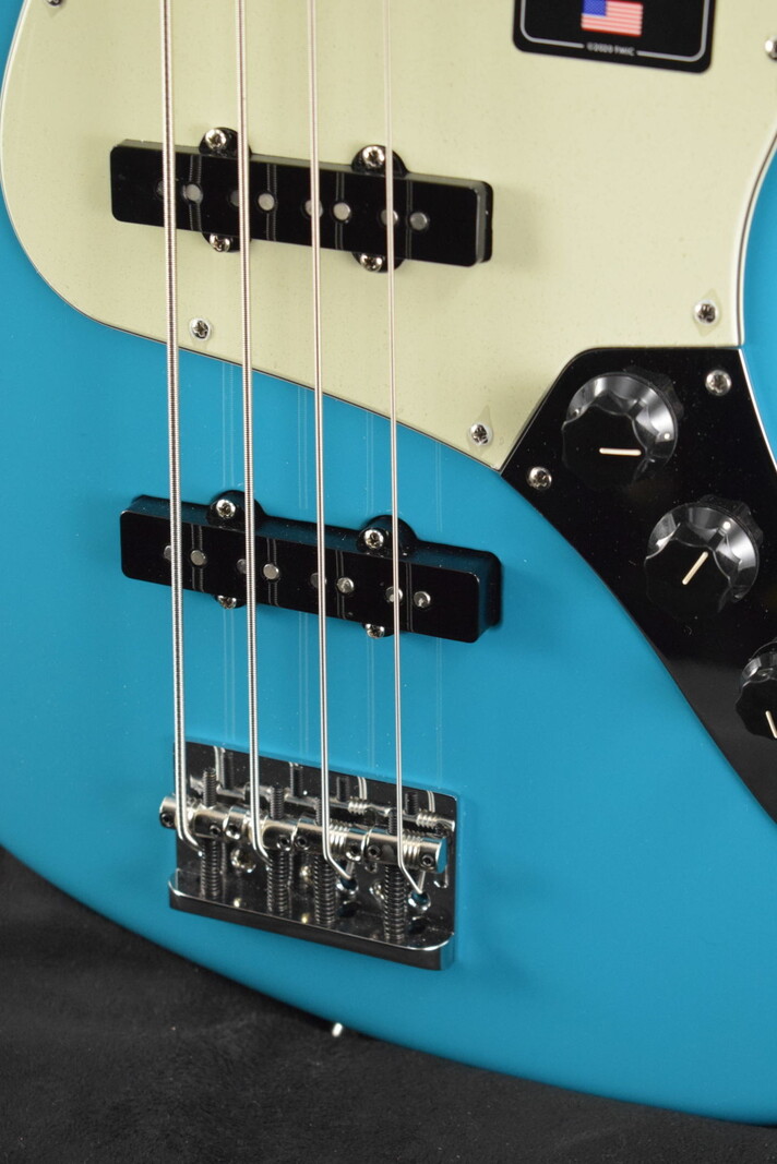 Fender Fender American Professional II Jazz Bass Miami Blue Rosewood Fingerboard