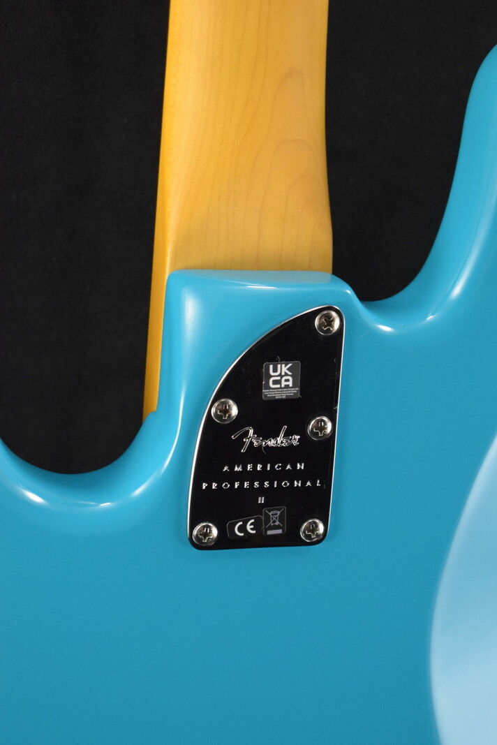 Fender Fender American Professional II Jazz Bass Miami Blue Rosewood Fingerboard