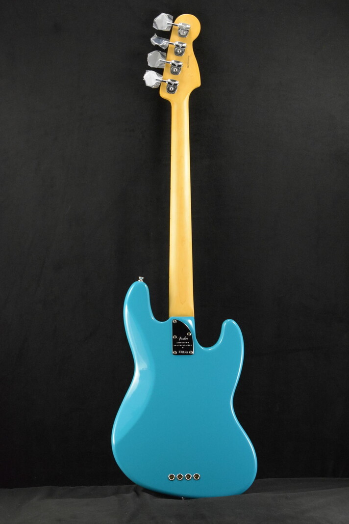 Fender Fender American Professional II Jazz Bass Left-Hand Miami Blue Maple Fingerboard