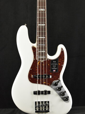 Fender Fender American Ultra Jazz Bass Arctic Pearl Rosewood Fingerboard