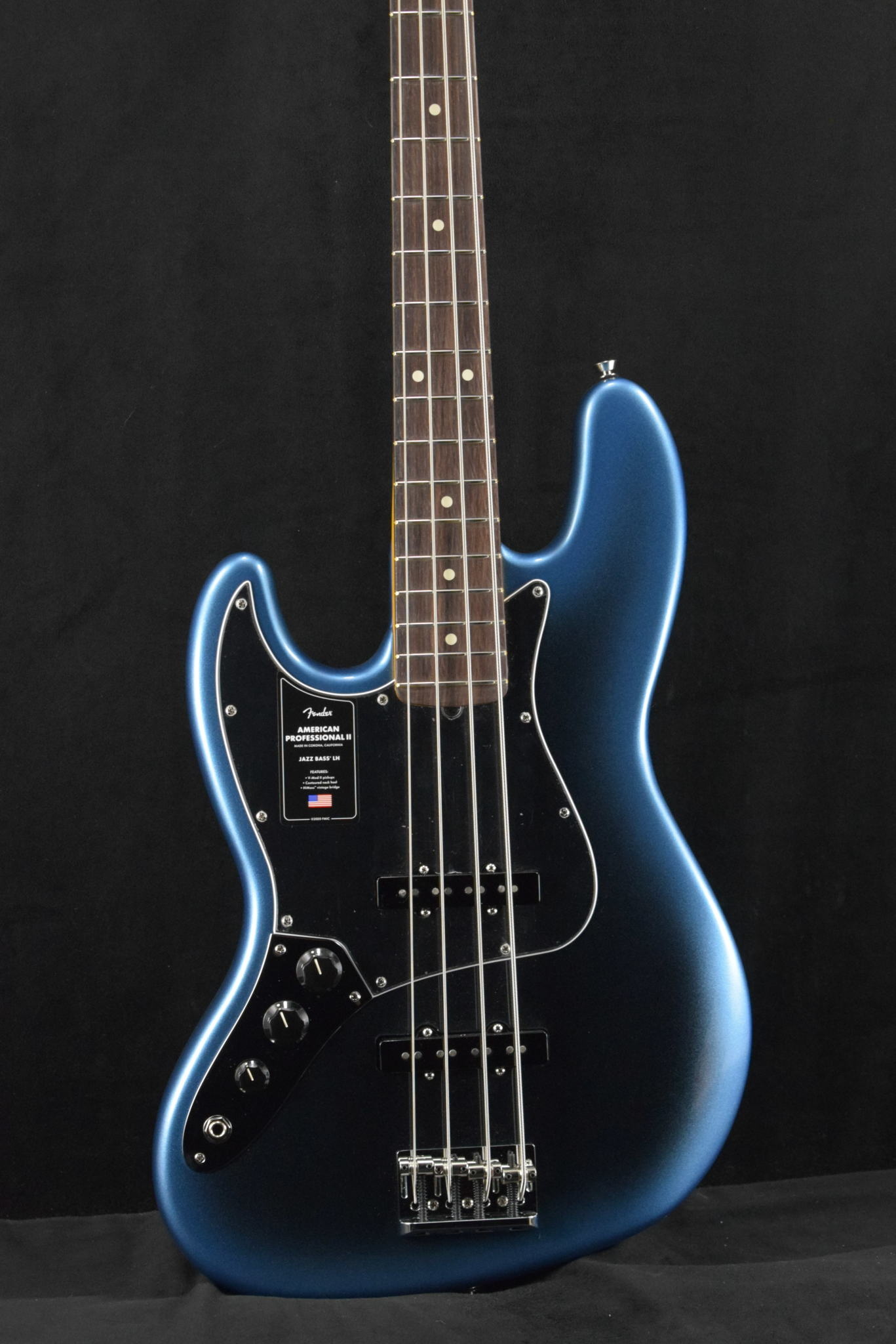 Fender American Professional II Jazz Bass Left-Hand Dark Night Rosewood  Fingerboard