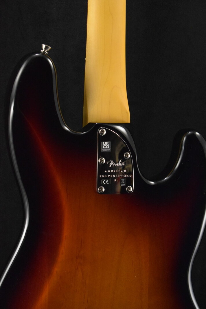 Fender Fender American Professional II Jazz Bass Left-Hand 3-Color Sunburst Rosewood Fingerboard