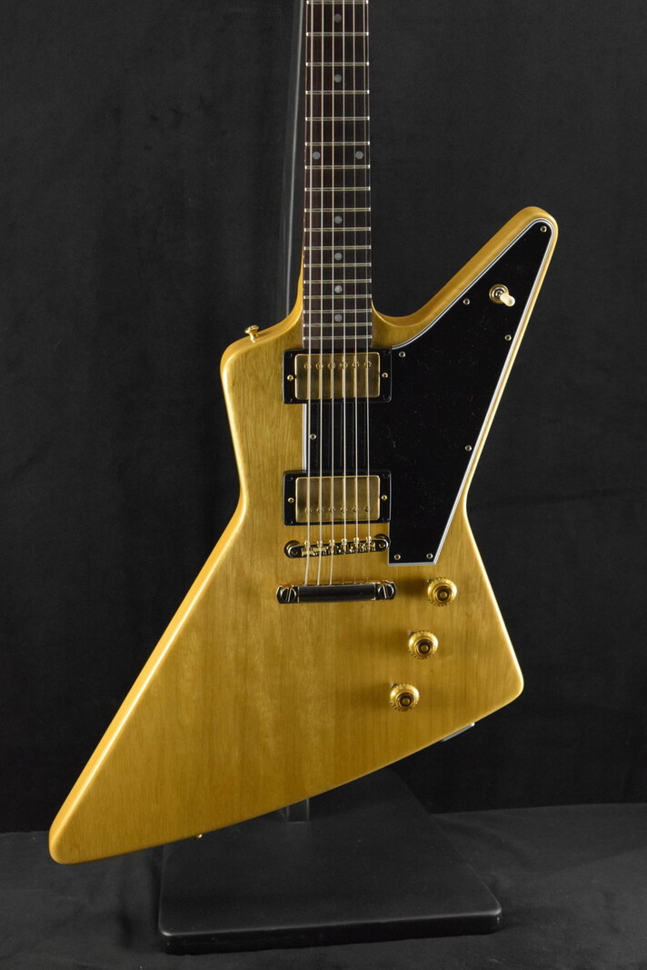 Gibson Gibson Custom Shop 1958 Korina Explorer Reissue Black Pickguard Natural