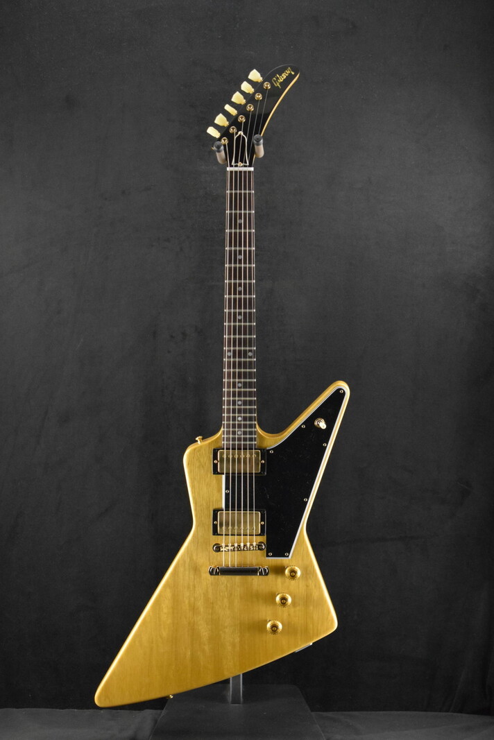 Gibson Gibson Custom Shop 1958 Korina Explorer Reissue Black Pickguard Natural