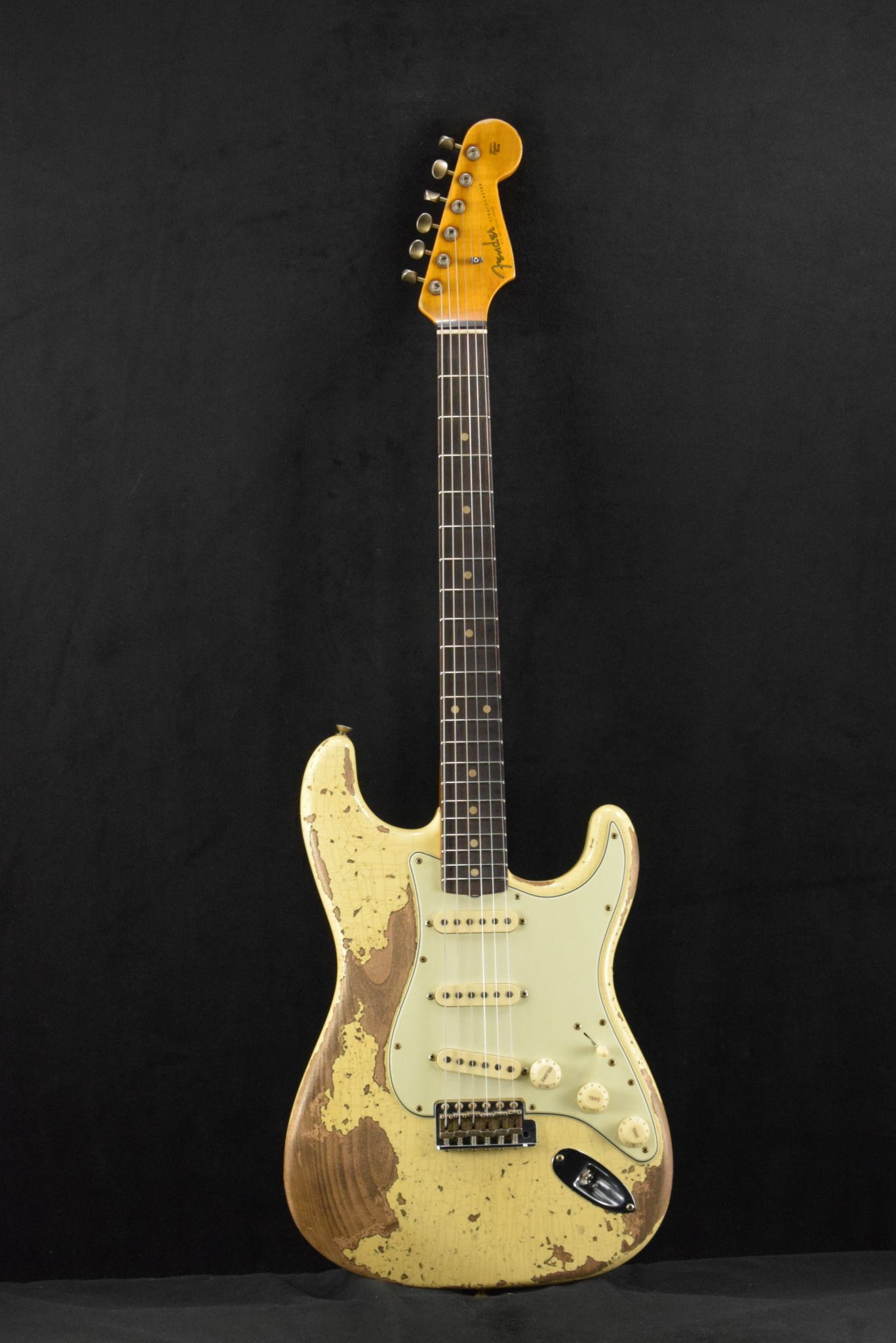 Fender Fender Limited Edition '60 Dual-Mag II Stratocaster Super Heavy Relic - Aged Vintage White