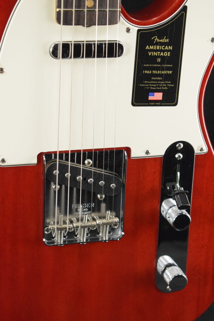 Fender Fender American Vintage II 1963 Telecaster Crimson Red Transparent Rosewood Fingerboard