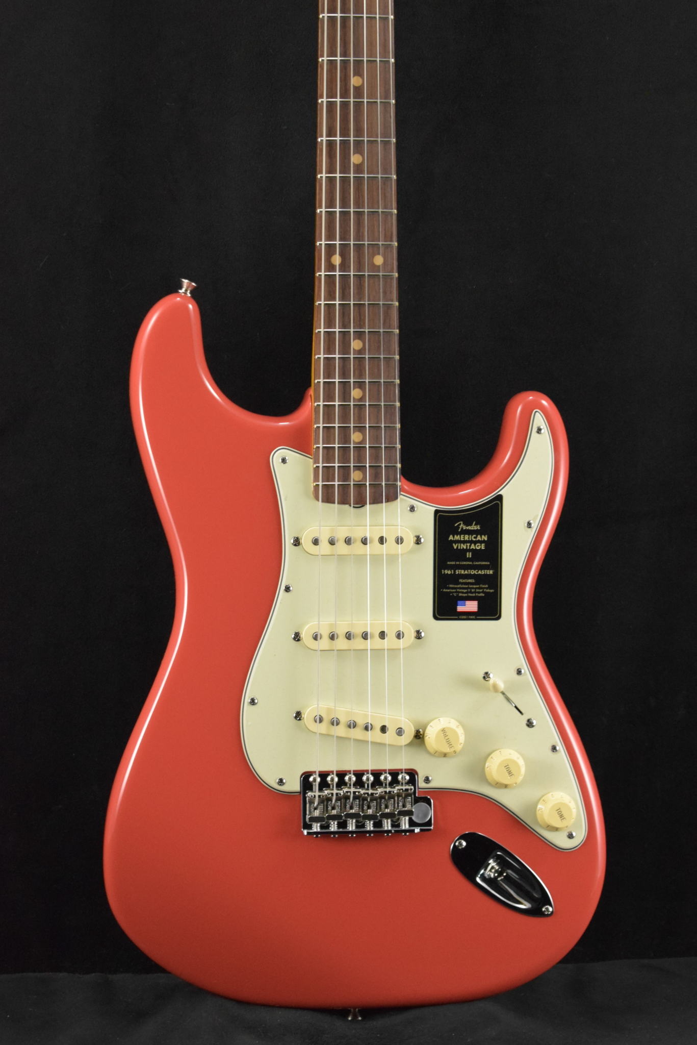 Fender American Vintage II 1961 Stratocaster Fiesta Red Rosewood 