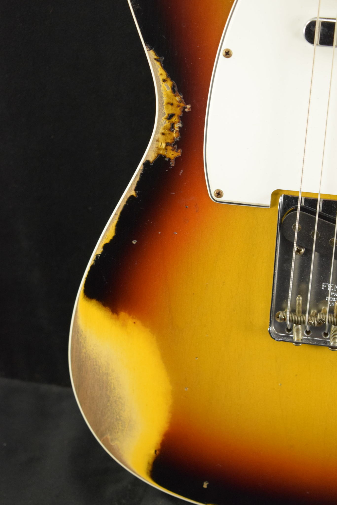 Fender Fender Custom Shop '65 Tele Custom Heavy Relic - Faded 3 Color Sunburst