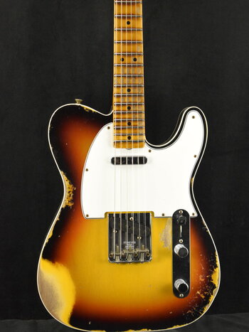 Fender Fender Custom Shop '65 Tele Custom Heavy Relic - Faded 3 Color Sunburst