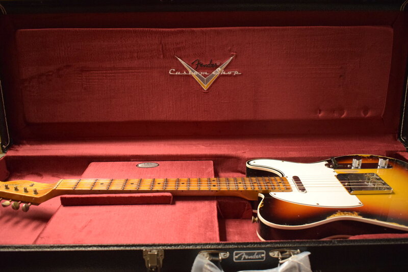 Fender Fender Custom Shop '65 Tele Custom Heavy Relic - Faded 3 Color Sunburst