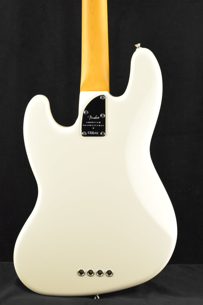 Fender Fender American Professional II Jazz Bass Fretless Olympic White Rosewood Fingerboard