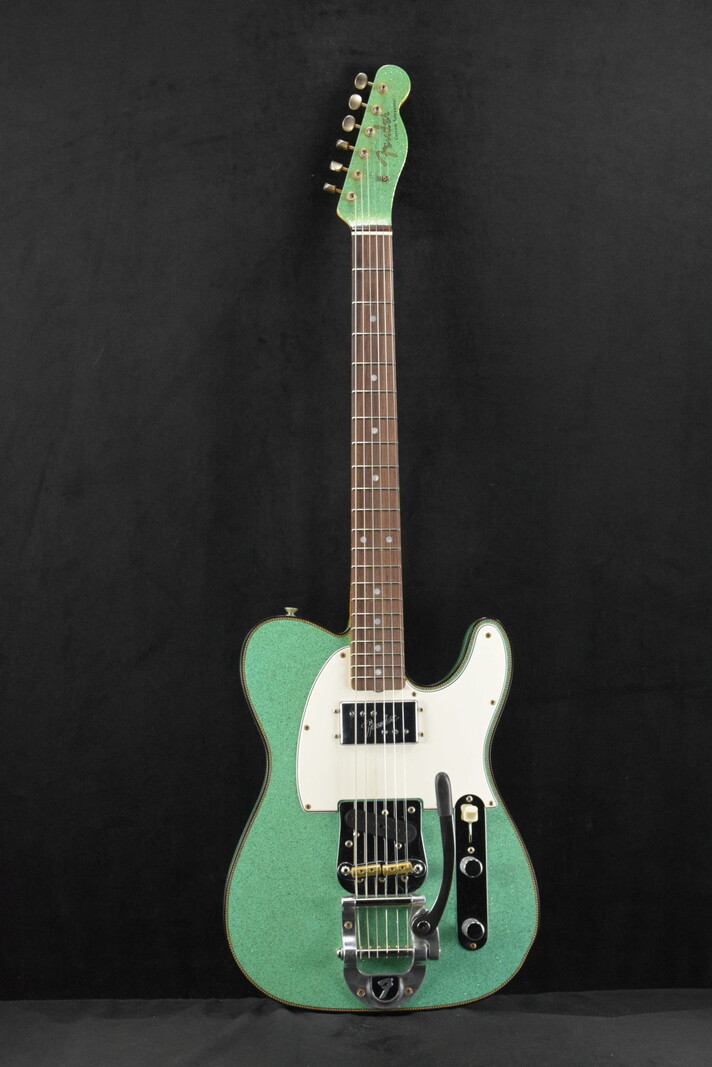 Fender Fender Limited Edition CuNiFe Tele Custom Journeyman Relic - Aged Sea Foam Green Sparkle