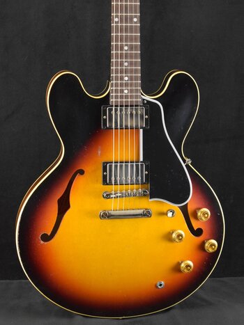 Gibson Gibson Murphy Lab 1958 ES-335 Reissue Tri-Burst Light Aged