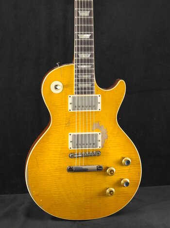 Gibson Gibson Murphy Lab Kirk Hammett "Greeny" 1959 Les Paul Standard Indian Rosewood Greeny Burst Ultra Heavy Aged