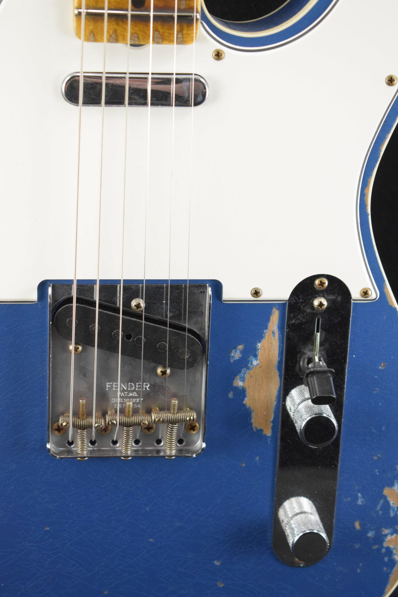 Fender Fender 2023 Collection Time Machine 1965 Telecaster Custom – Heavy Relic Aged Lake Placid Blue