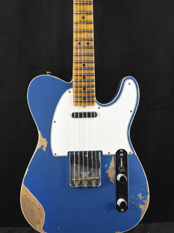 Fender Fender 2023 Collection Time Machine 1965 Telecaster Custom – Heavy Relic Aged Lake Placid Blue