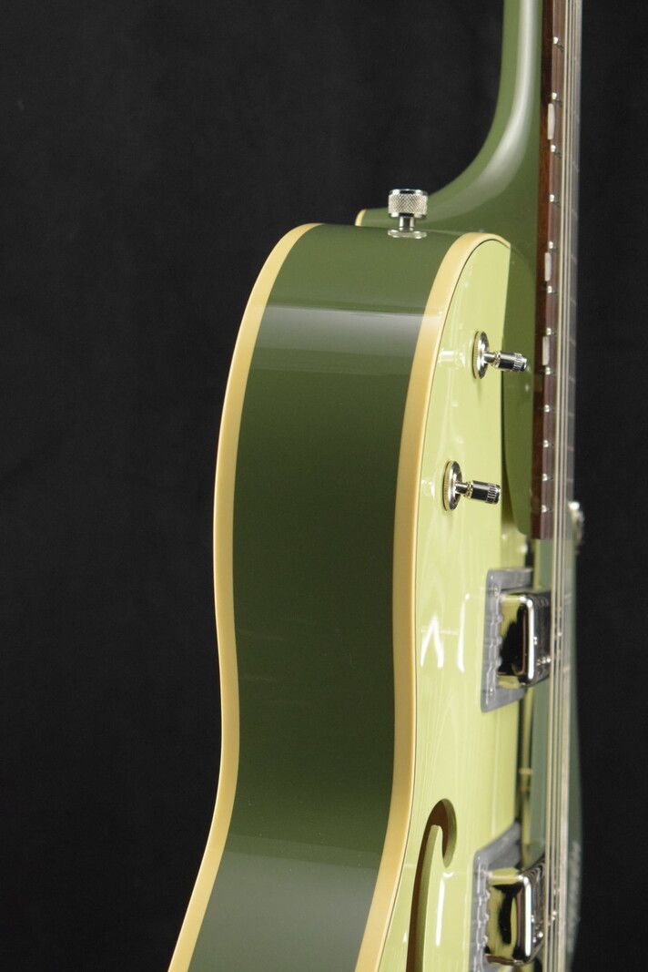 Gretsch Gretsch G6118T-60 Vintage Select Edition '60 Anniversary Hollow Body with Bigsby 2-Tone Smoke Green