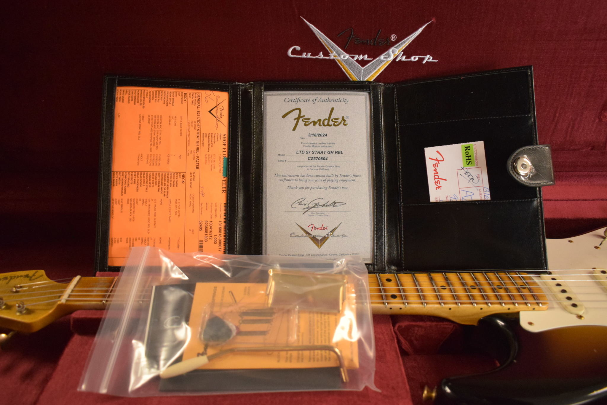 Fender Fender Custom Shop Limited Edition '57 Strat - Relic Faded Aged 2-Color Sunburst