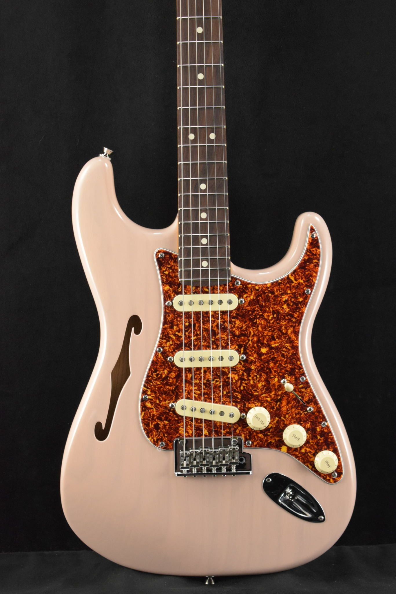 Fender Fender American Professional II Stratocaster Thinline Transparent Shell Pink Rosewood Fingerboard