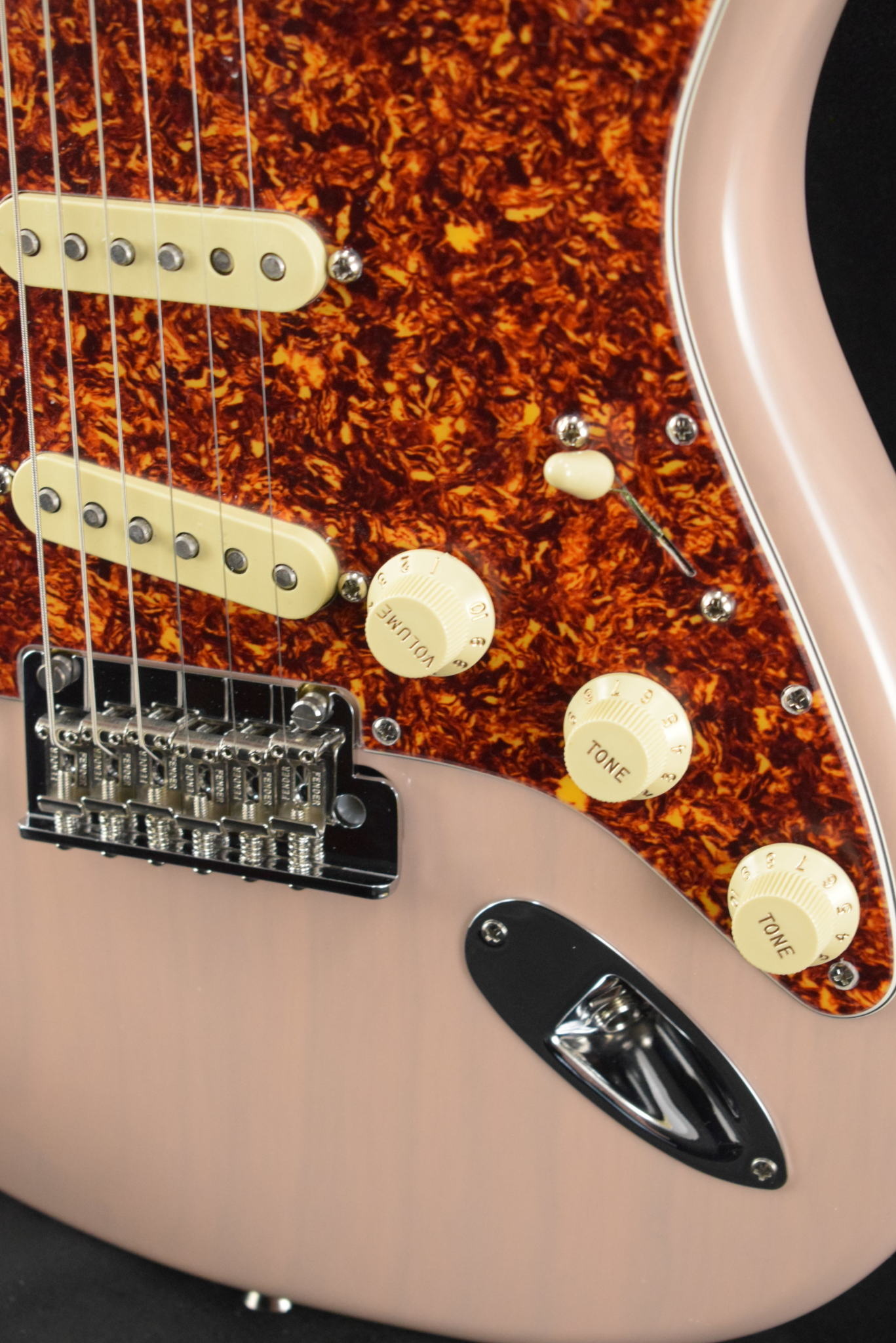 Fender Fender American Professional II Stratocaster Thinline Transparent Shell Pink Rosewood Fingerboard