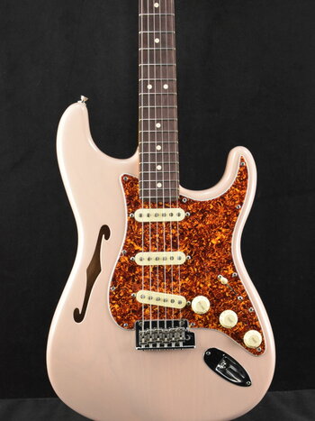 Fender Fender American Professional II Stratocaster Thinline Transparent Shell Pink Rosewood Fingerboard