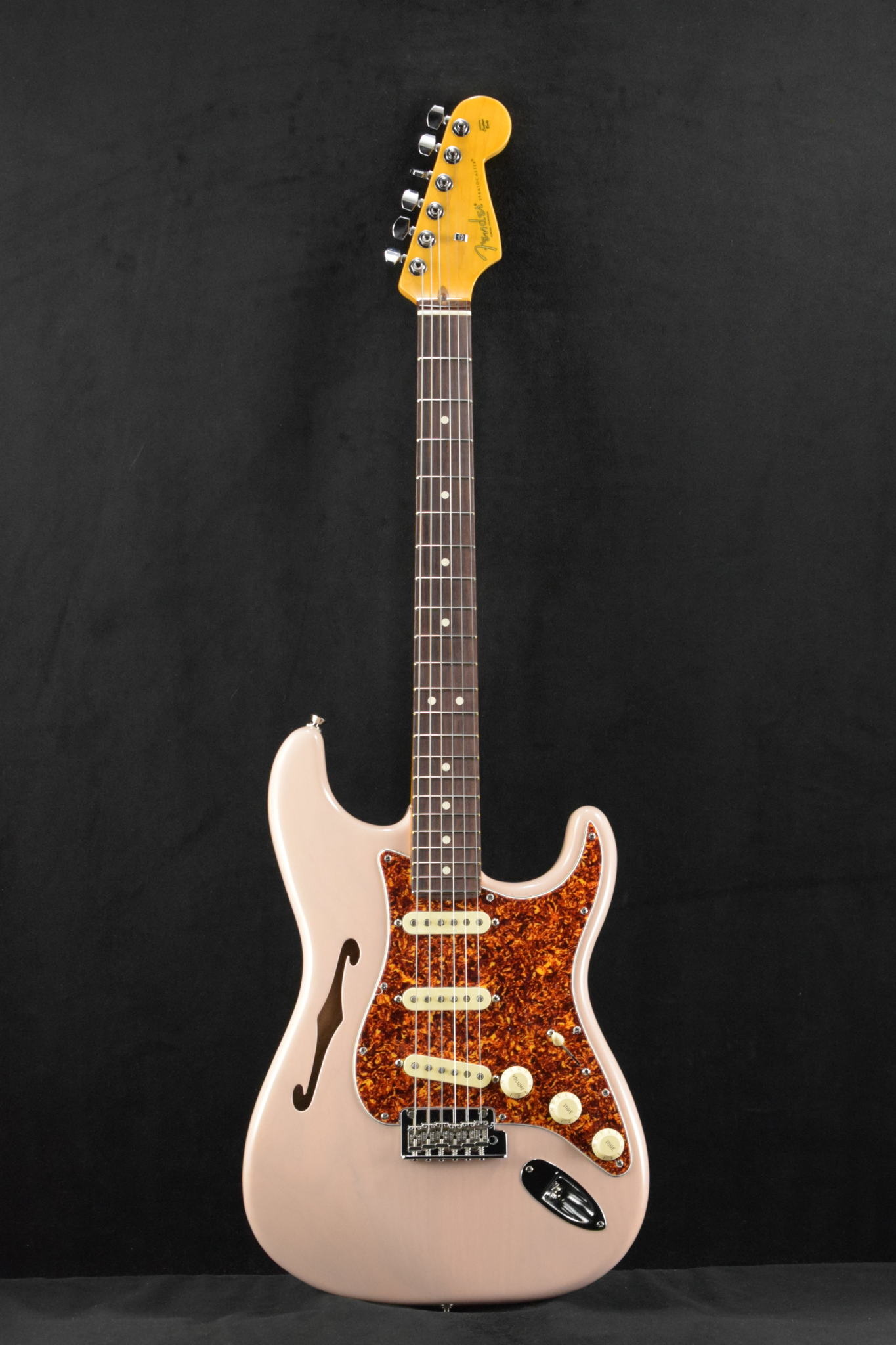 Fender Fender American Professional II Stratocaster Thinline Transparent Shell Pink Rosewood Fingerboard