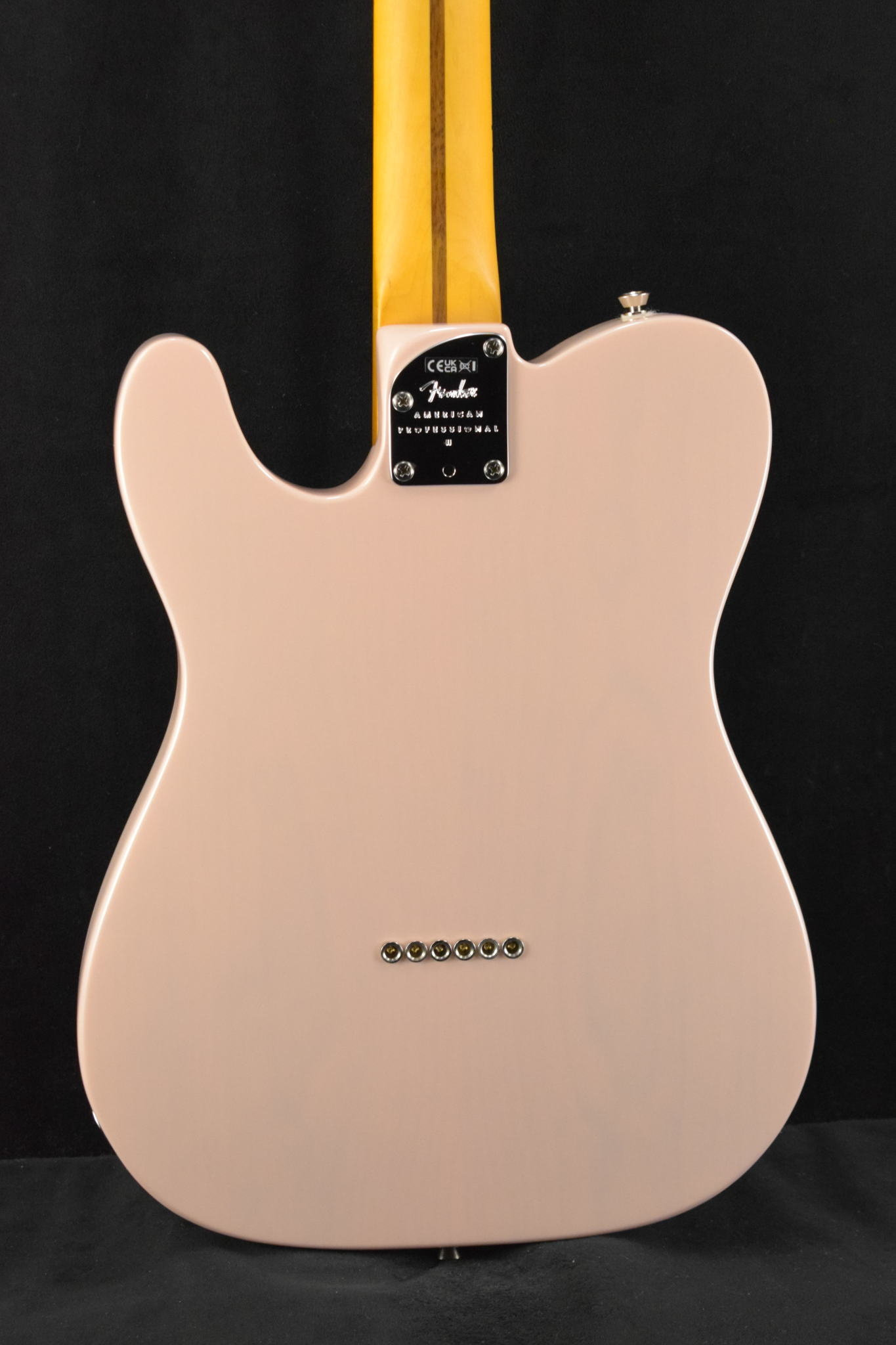 Fender Fender American Professional II Telecaster Thinline Transparent Shell Pink Maple Fingerboard