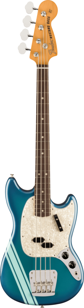 Fender Fender Vintera II '70s Competition Mustang Bass Competition Burgundy Rosewood Fingerboard