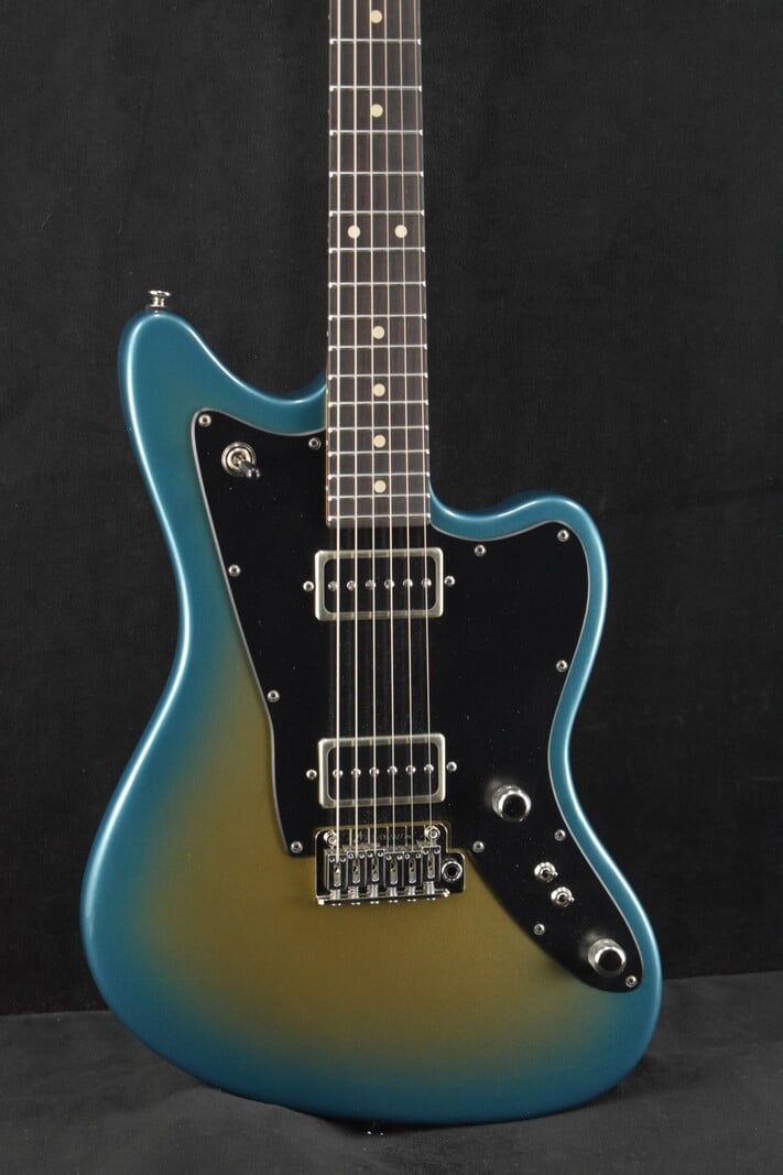 Tom Anderson Tom Anderson Raven Classic Aztec Gold to Ocean Turquoise Burst (In-Distress Level 1)