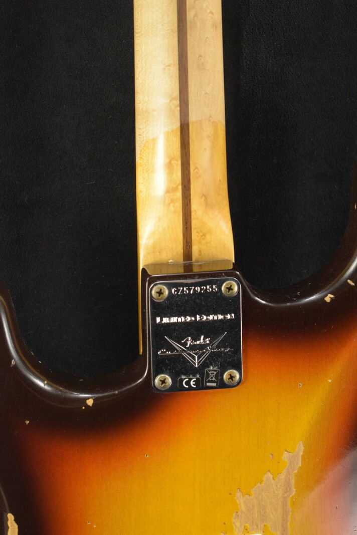 Fender Fender Tomatillo Stratocaster III Relic - Faded Aged Chocolate 2 Color Sunburst
