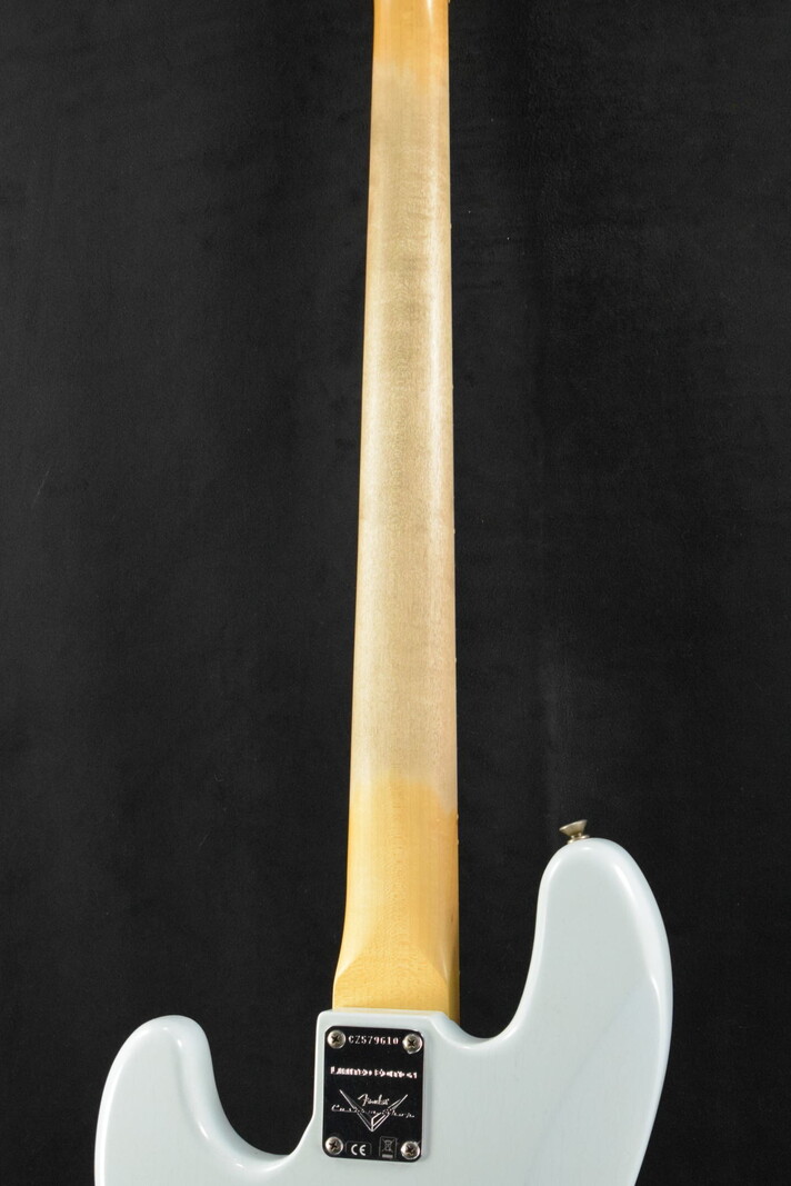 Fender Fender Custom Shop Limited '64 Jazz Bass Journeyman Relic - Super Faded Aged Sonic Blue