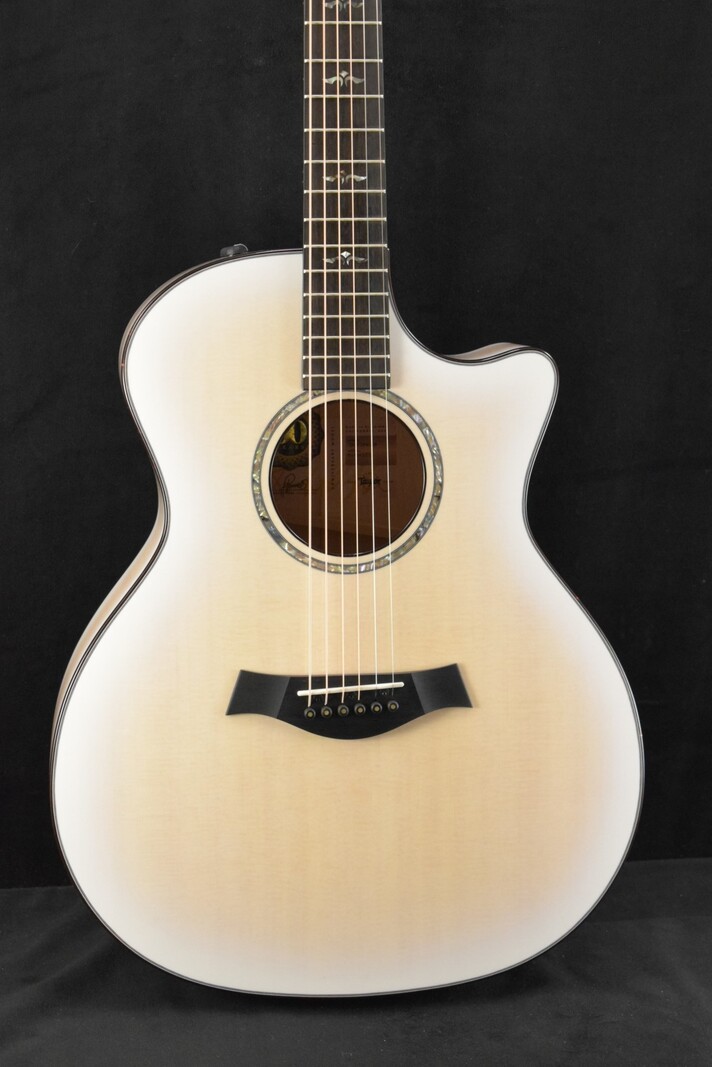 Taylor Taylor 614ce LTD 50th Anniversary Trans White with Edgeburst