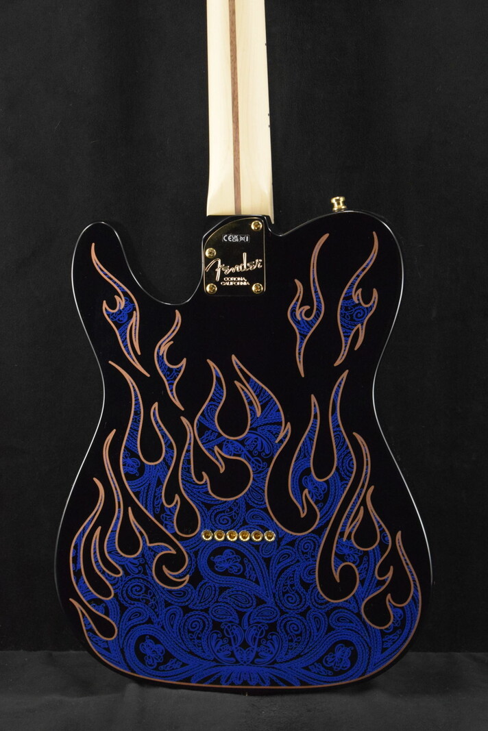 Fender Fender James Burton Telecaster Blue Paisley Flames Maple Fingerboard