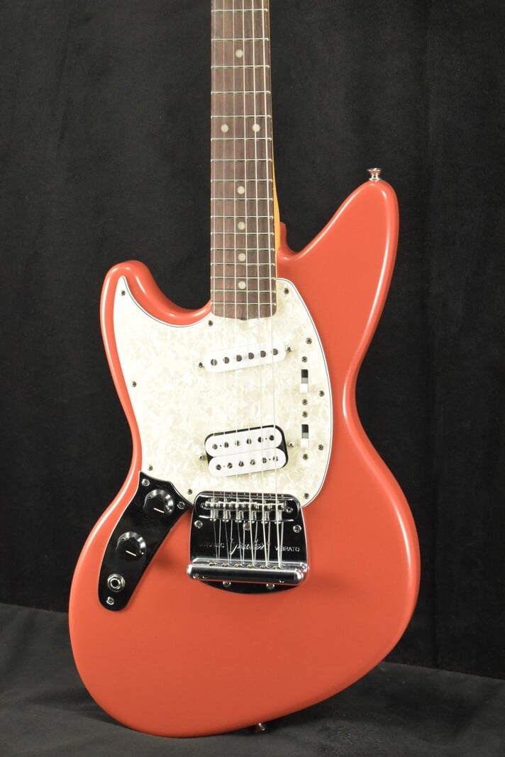 Fender Fender Kurt Cobain Jag-Stang Left-Hand Rosewood Fingerboard Fiesta Red