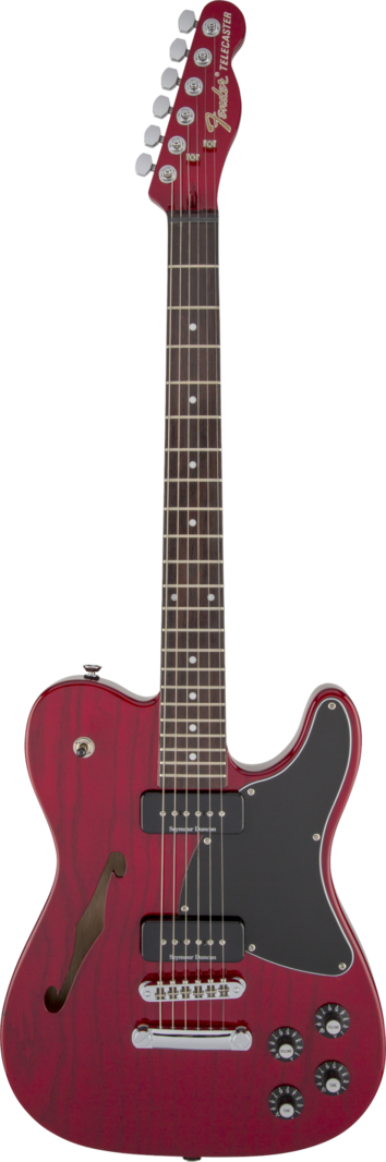 Fender Fender Jim Adkins JA-90 Telecaster Thinline Crimson Red Transparent