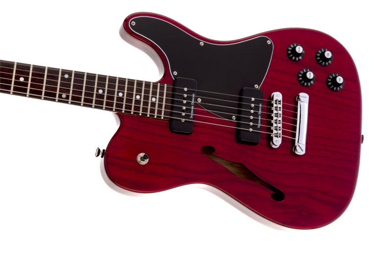 Fender Fender Jim Adkins JA-90 Telecaster Thinline Crimson Red Transparent