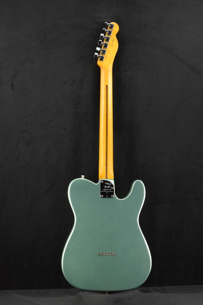 Fender Fender American Professional II Telecaster Left-Hand Mystic Surf Green Maple Fingerboard