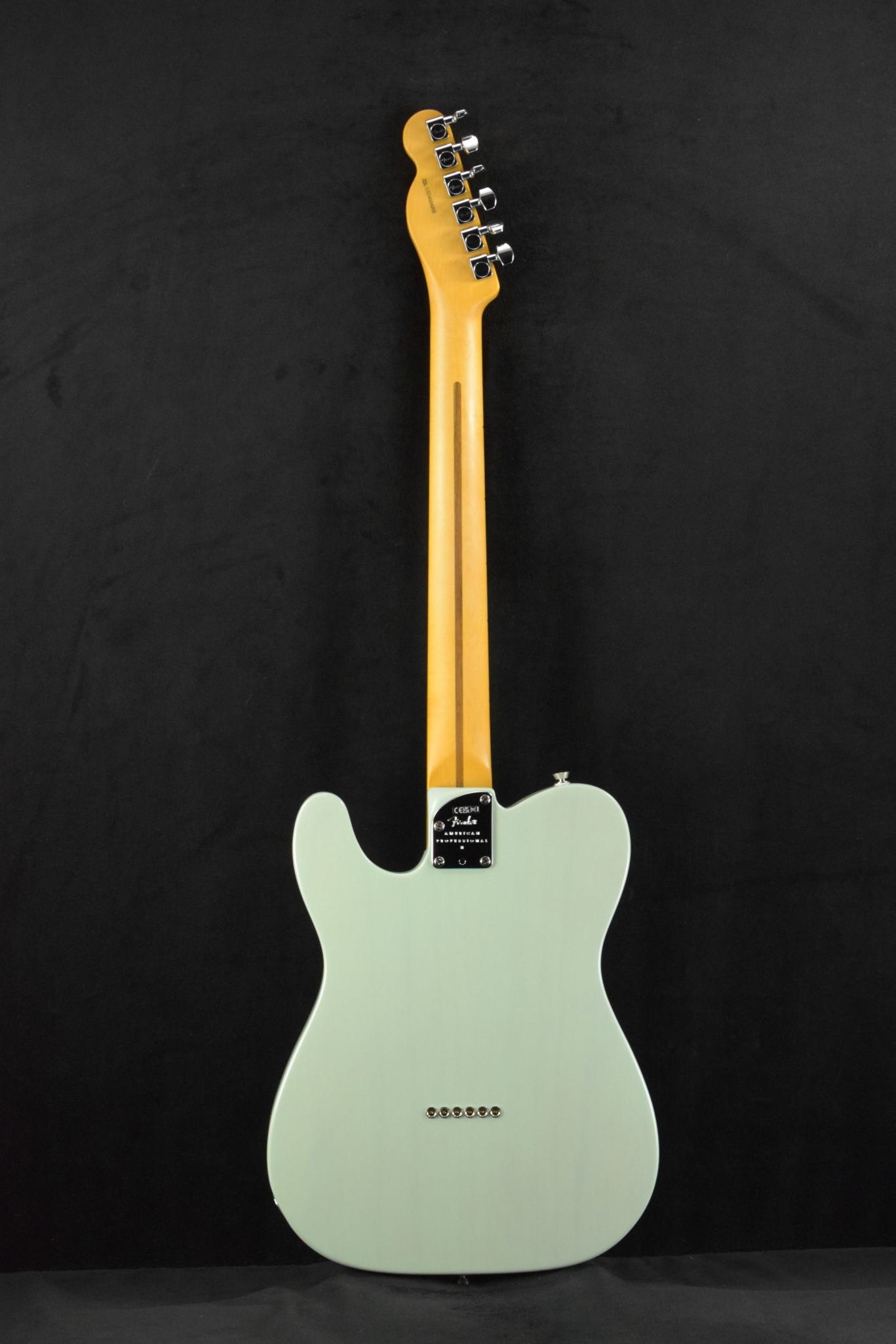 Fender Fender American Professional II Telecaster Thinline Transparent Transparent Surf Green Maple Fingerboard