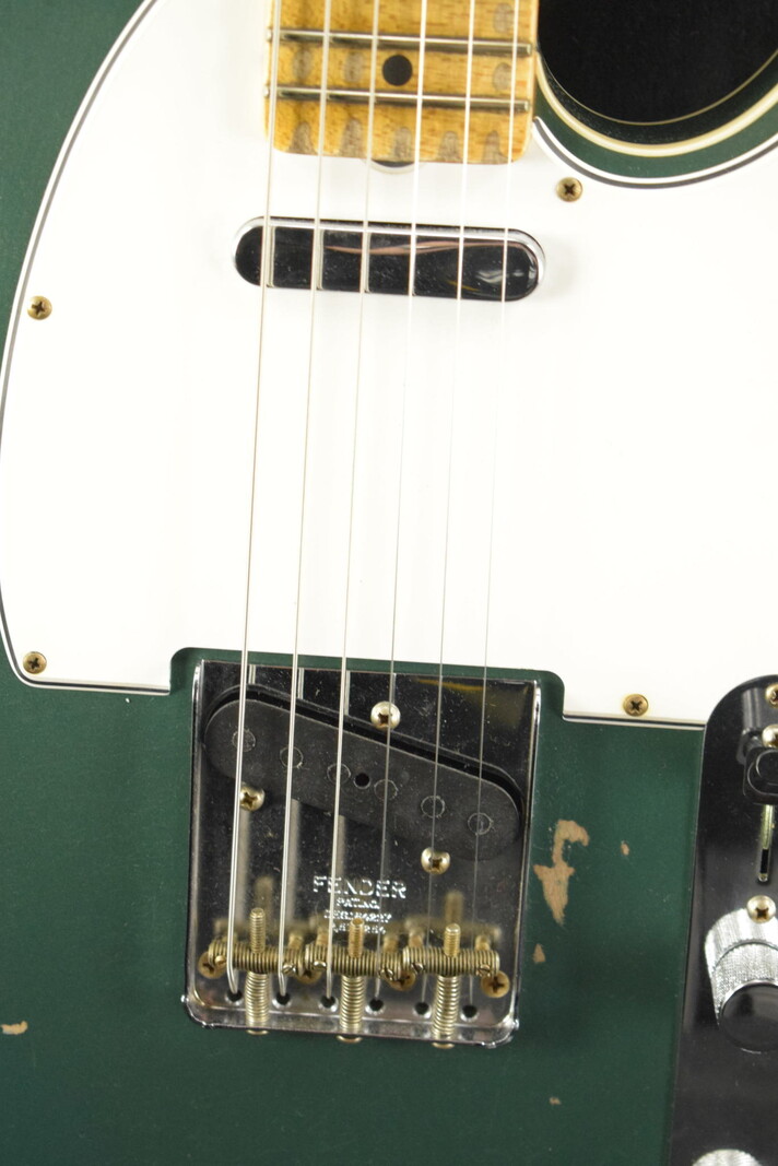 Fender Fender Custom Shop '65 Telecaster Custom Heavy Relic - Aged Sherwood Green Metallic