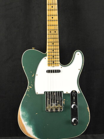 Fender Fender Custom Shop '65 Telecaster Custom Heavy Relic - Aged Sherwood Green Metallic