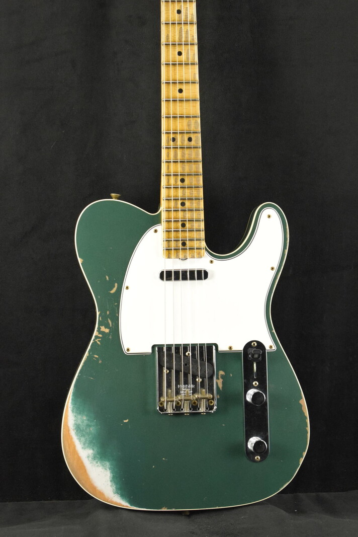 Fender Fender Custom Shop '65 Telecaster Custom Heavy Relic - Aged Sherwood Green Metallic