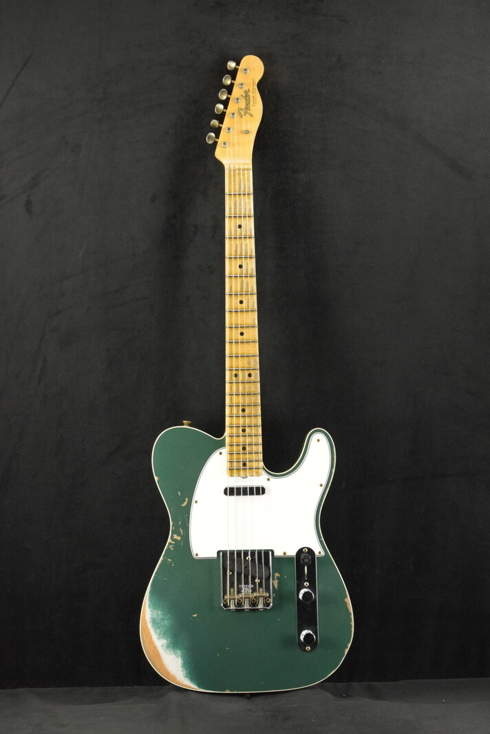 Fender Fender Custom Shop '65 Telecaster Custom Heavy Relic - Aged Sherwood Green Metallic