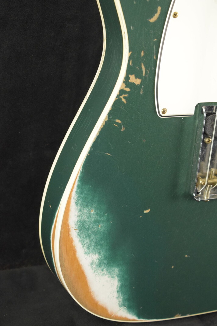 Fender Fender Custom Shop '65 Telecaster Custom Heavy Relic - Aged Sherwood Green Metallic