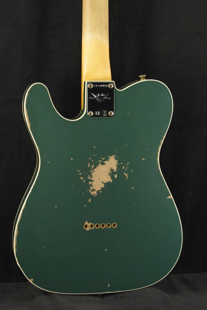 Fender Fender Custom Shop '65 Telecaster Custom Heavy Relic - Aged Sherwood Green Metallic