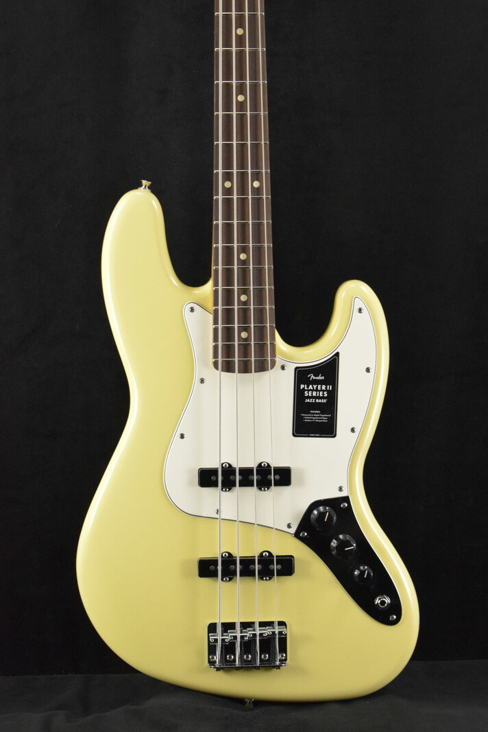 Fender Fender Player II Jazz Bass Hialeah Yellow Rosewood Fingerboard