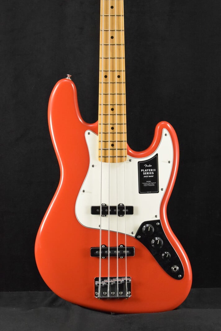 Fender Fender Player II Jazz Bass Coral Red Maple Fingerboard