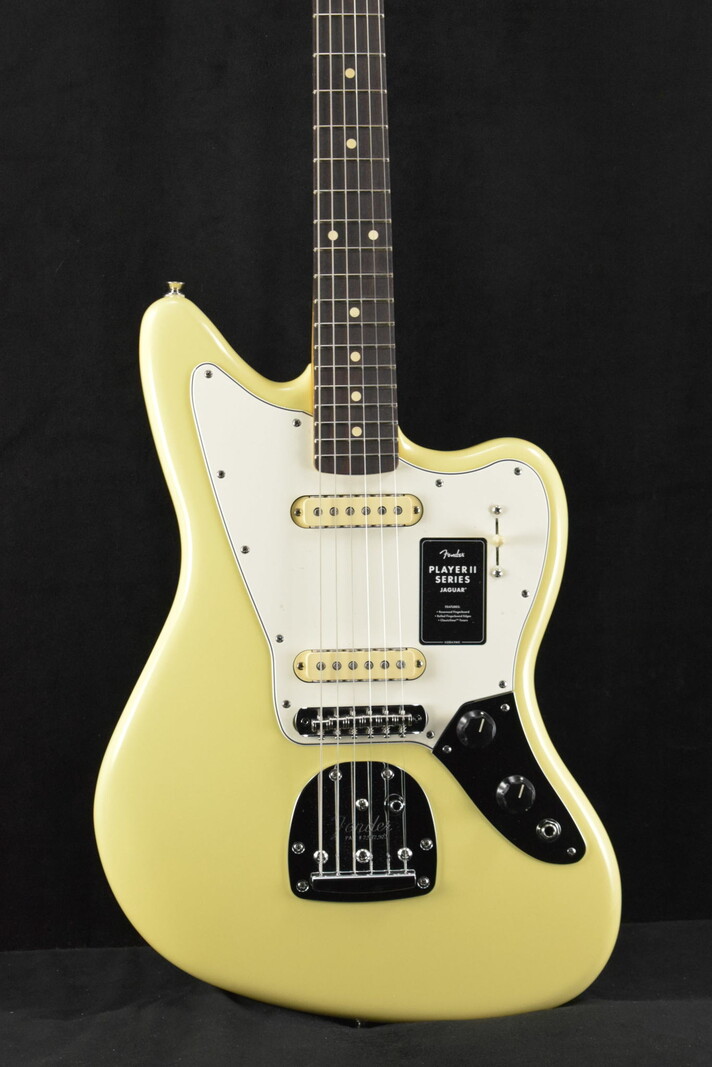 Fender Fender Player II Jaguar Hialeah Yellow Rosewood Fingerboard