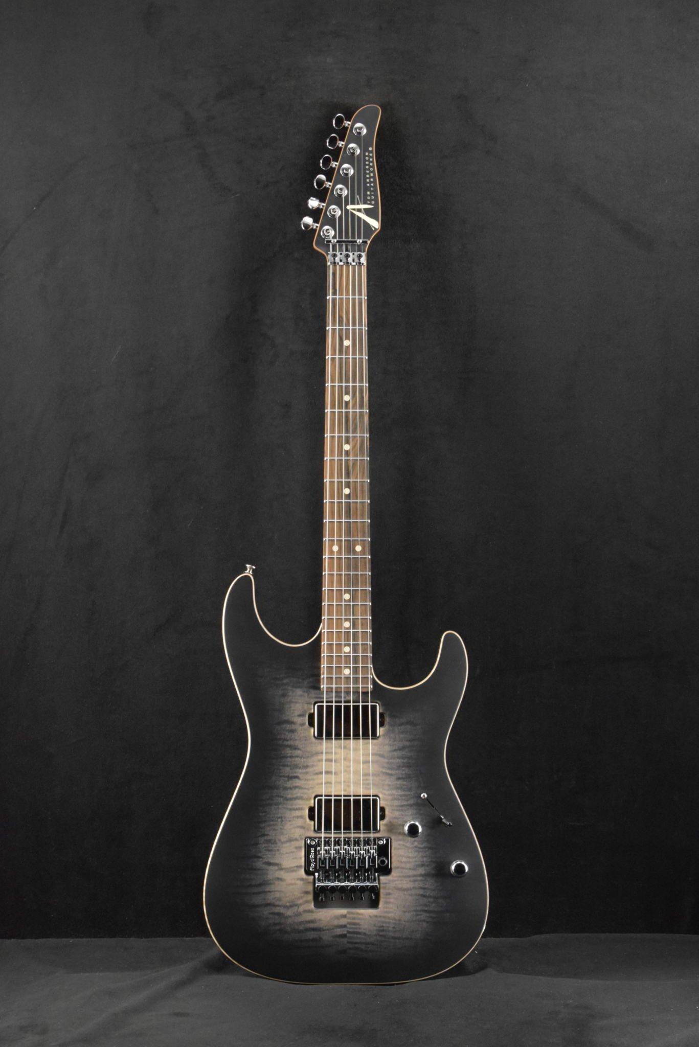 Tom Anderson Tom Anderson Drop Top Satin Super Natural Black Burst with Binding