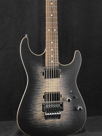 Tom Anderson Tom Anderson Drop Top Satin Super Natural Black Burst with Binding
