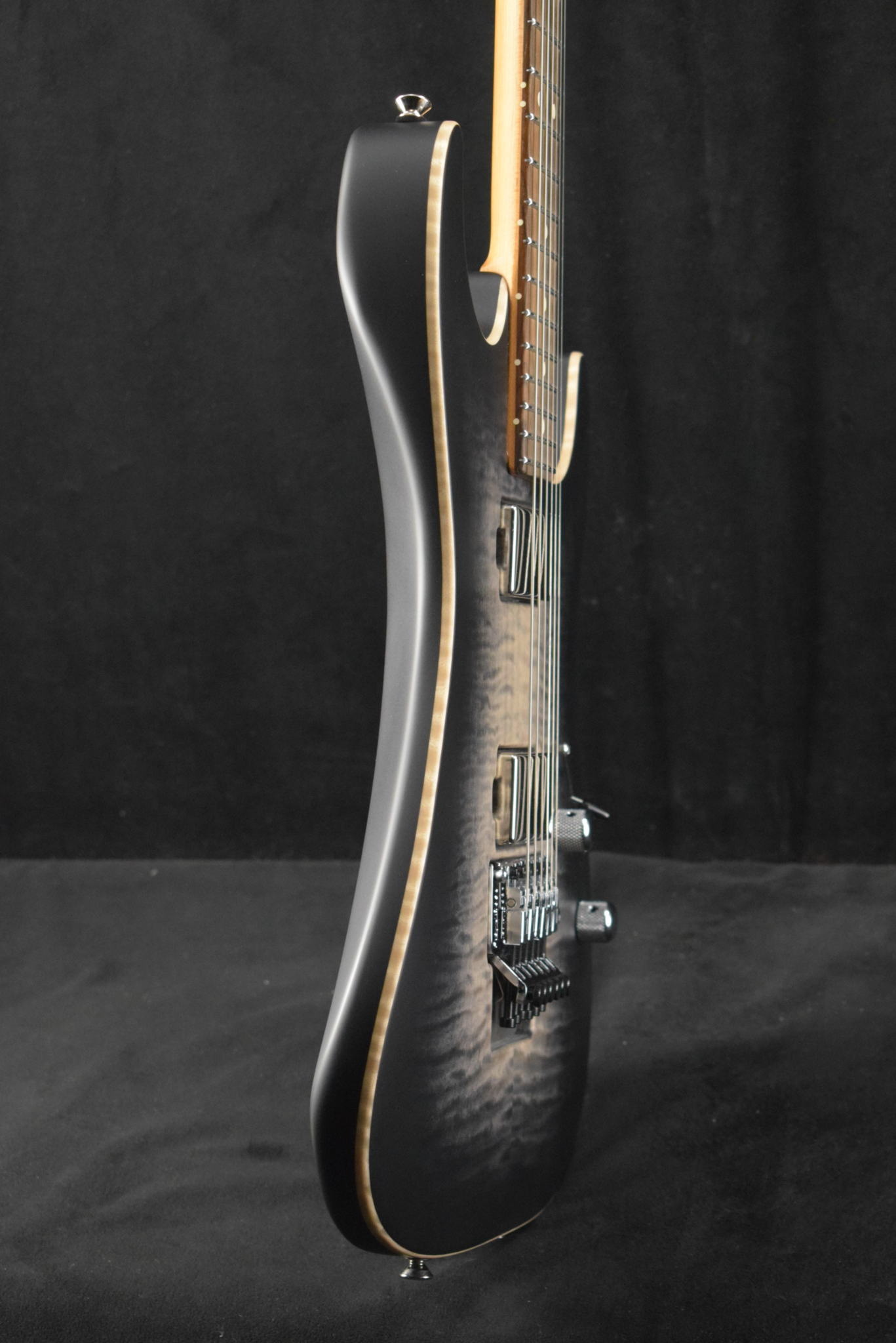 Tom Anderson Tom Anderson Drop Top Satin Super Natural Black Burst with Binding